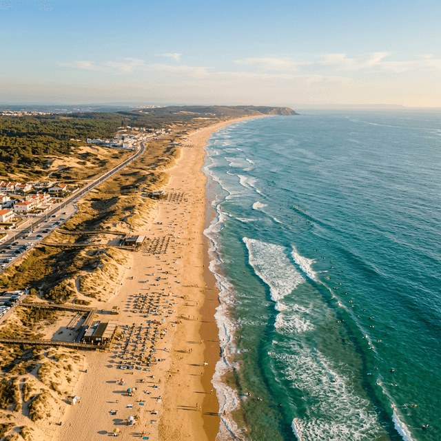 Costa da Caparica surf region