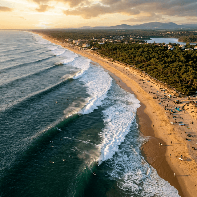 Hossegor surf region