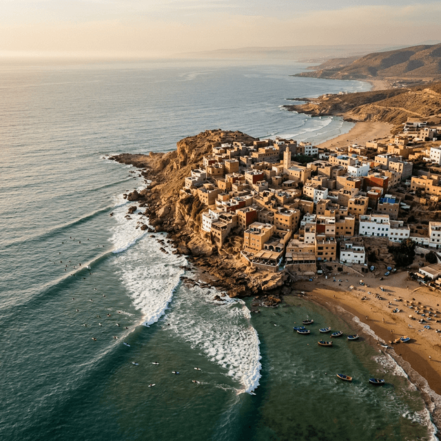Taghazout surf region